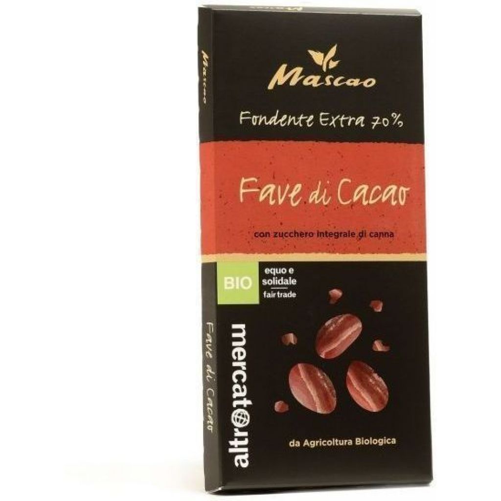 Cioccolato MASCAO Fondente extra Fave di Cacao - 80 g