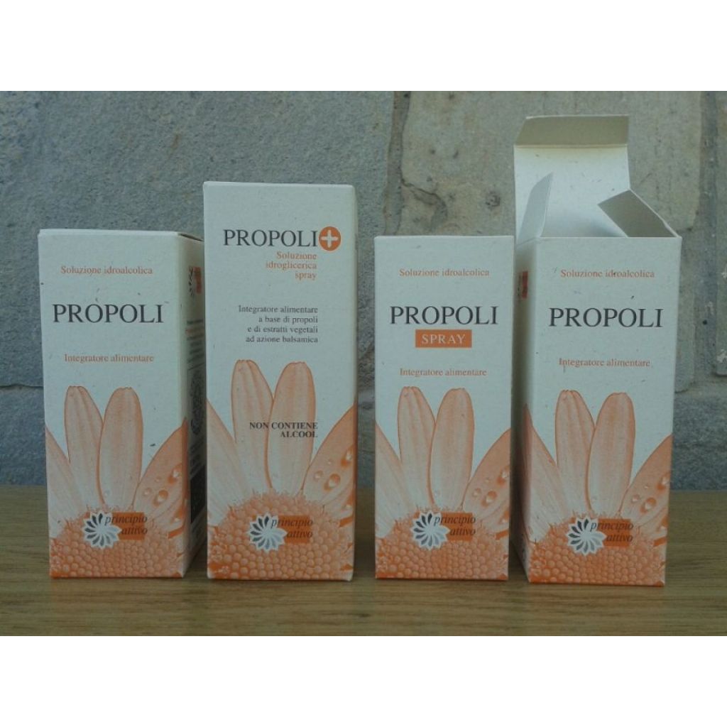Propoli +, confezione da 50 ml. con nebulizzatore