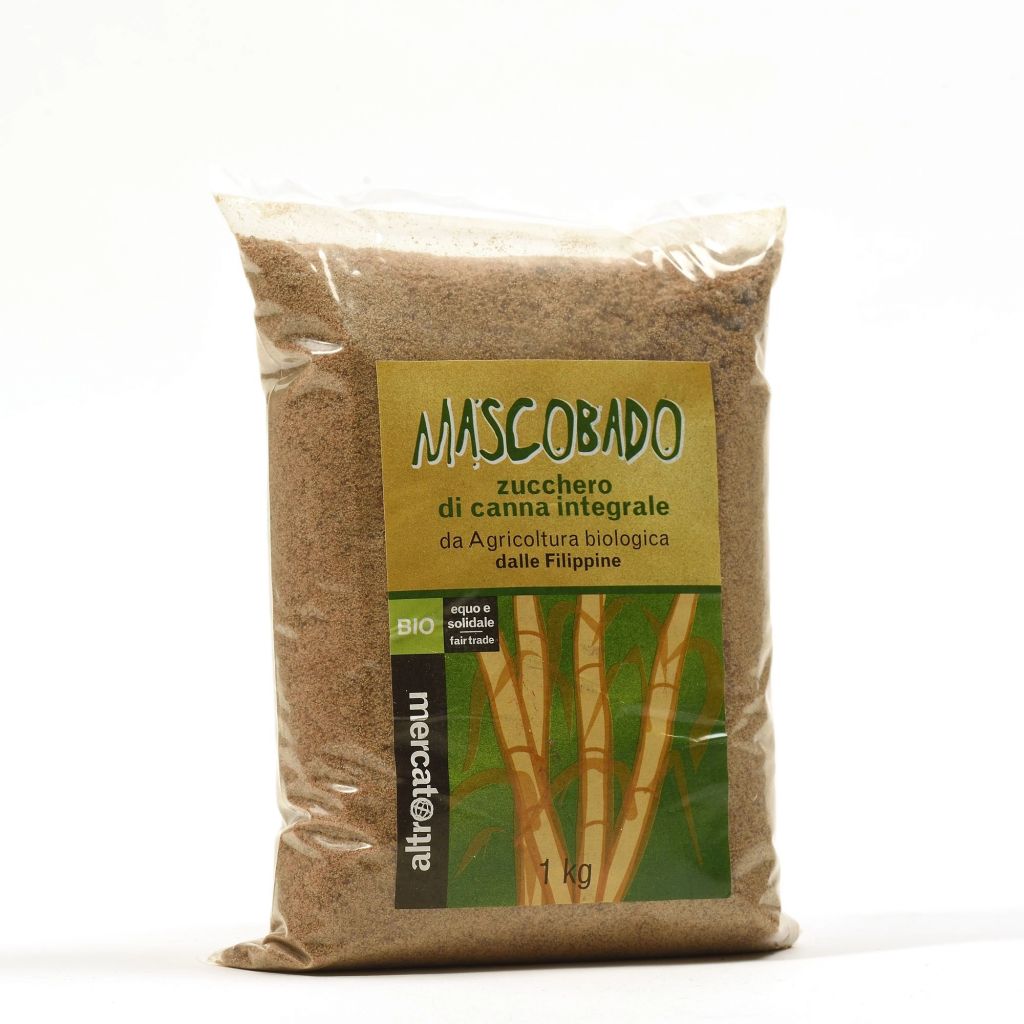 Mascobado whole cane sugar, 1kg, Philippines