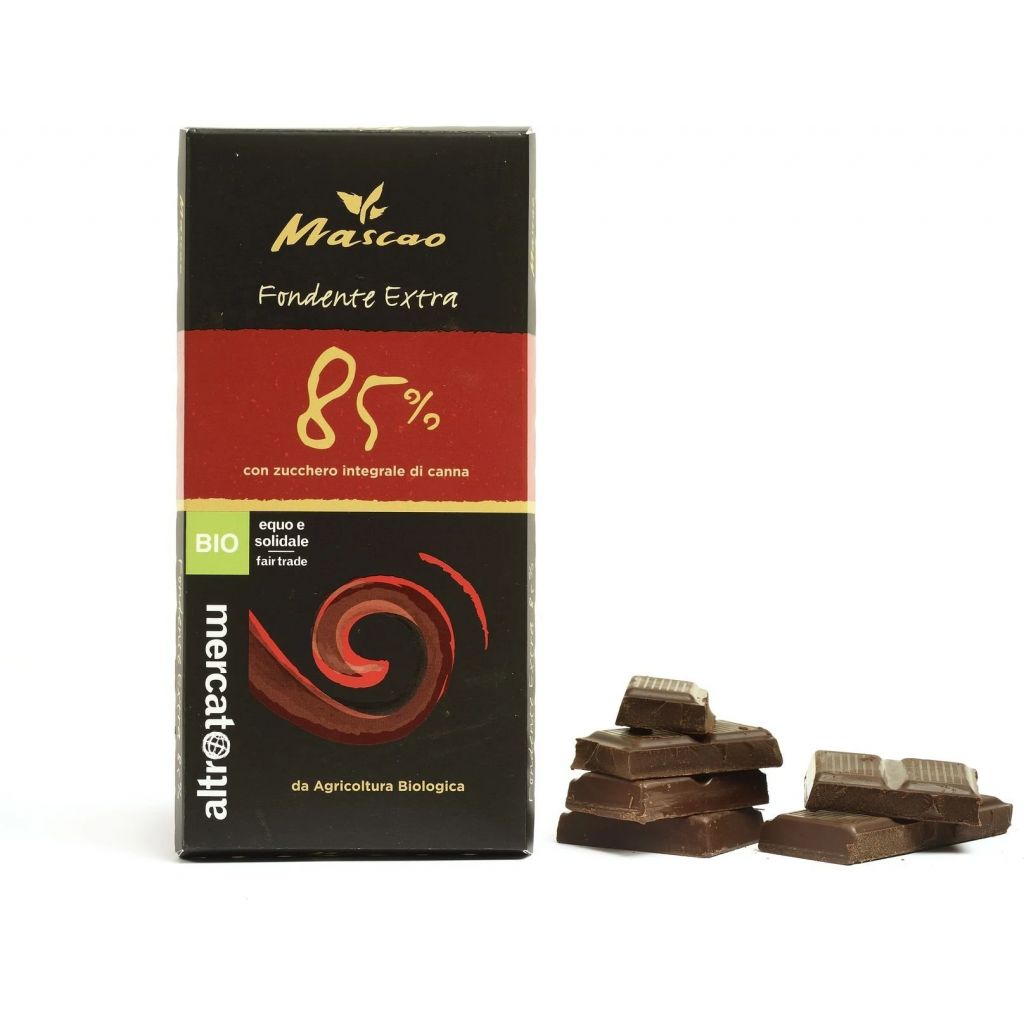 Cioccolato Mascao fondente 85%, 100g