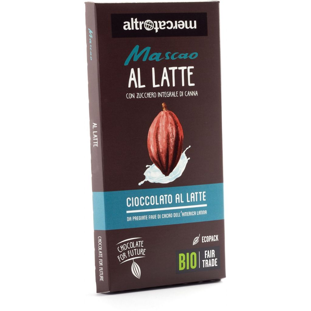 Cioccolato Mascao al latte, 100g, America L. ed Asia
