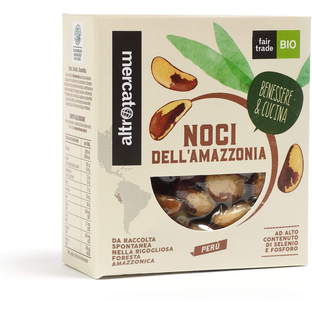 Amazon shelled nuts from Bolivia, 250g