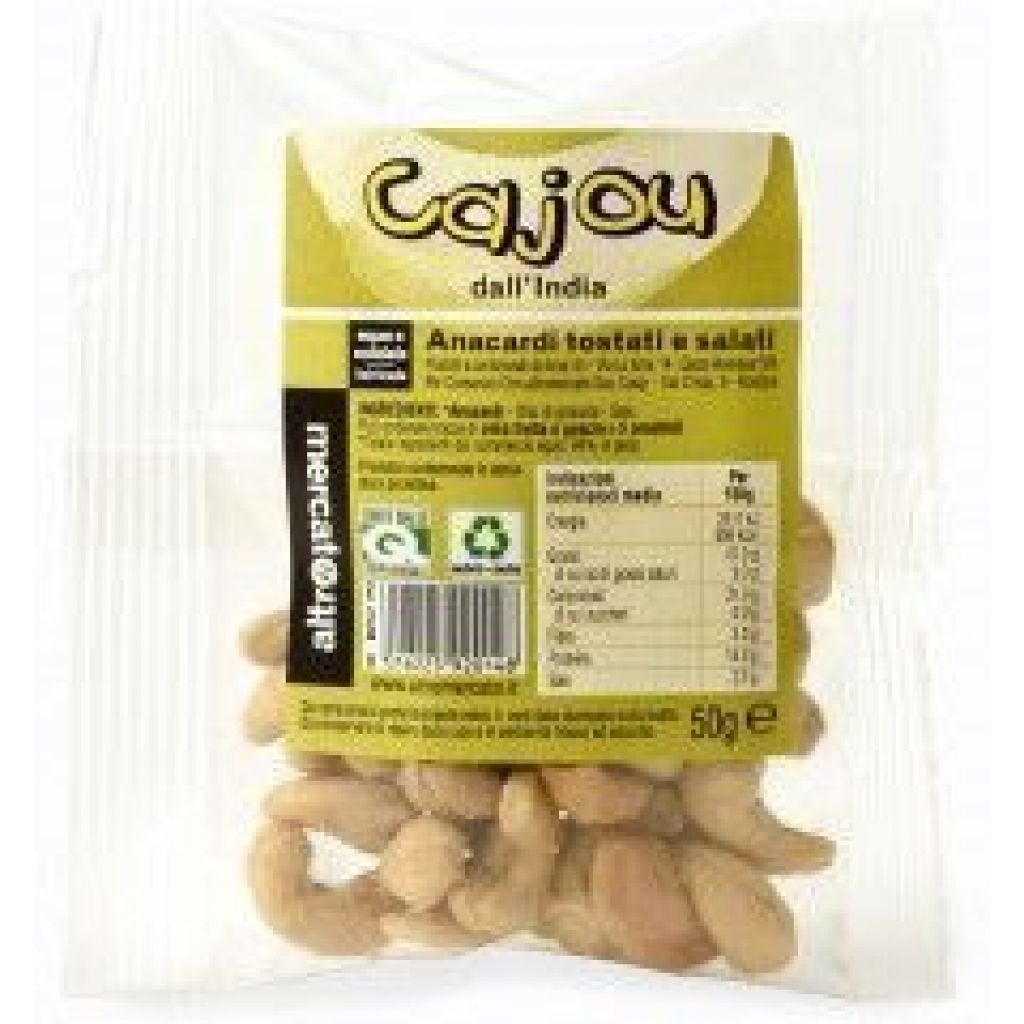 Cajou (toasted cashews) - 50 gr