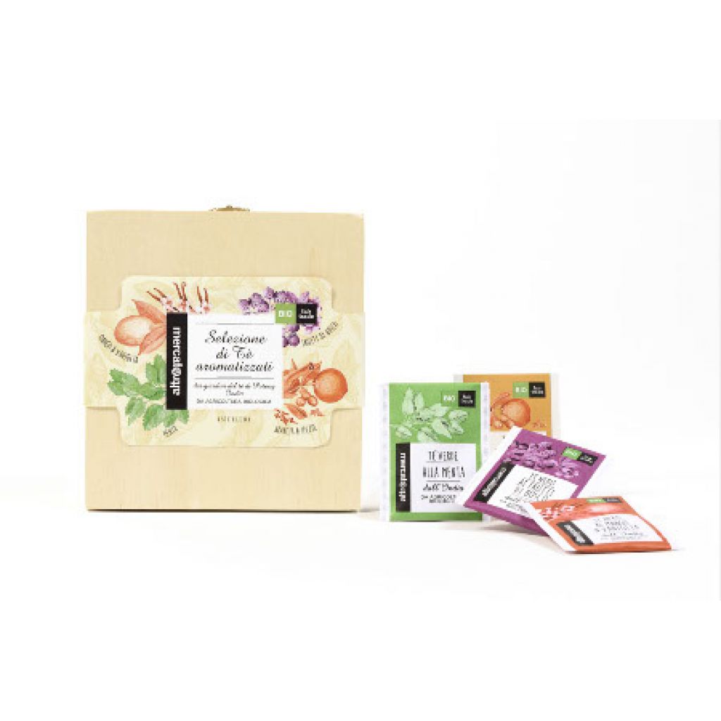 Gift box of 40 tea bags BIO (4 varieties)