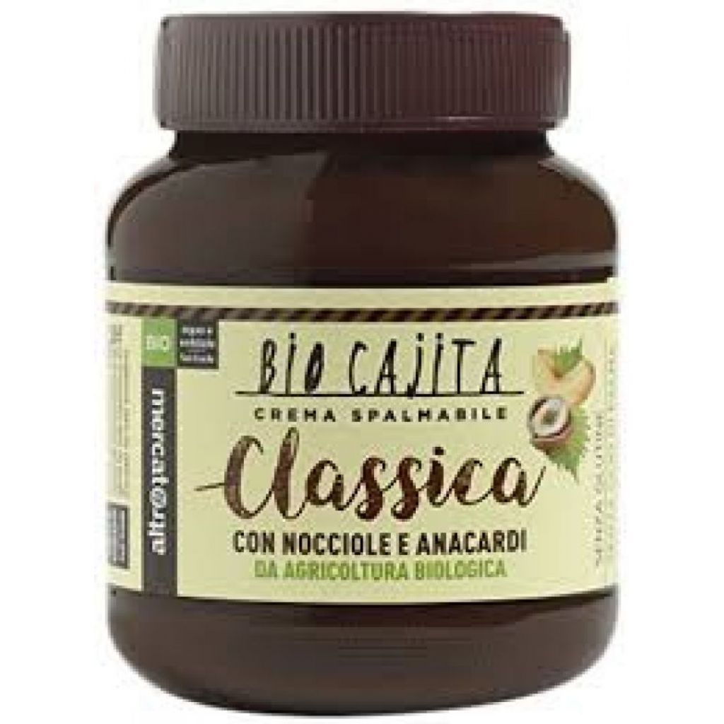 Bio Cajita crema spalmabile di cacao , anacardi e nocciole