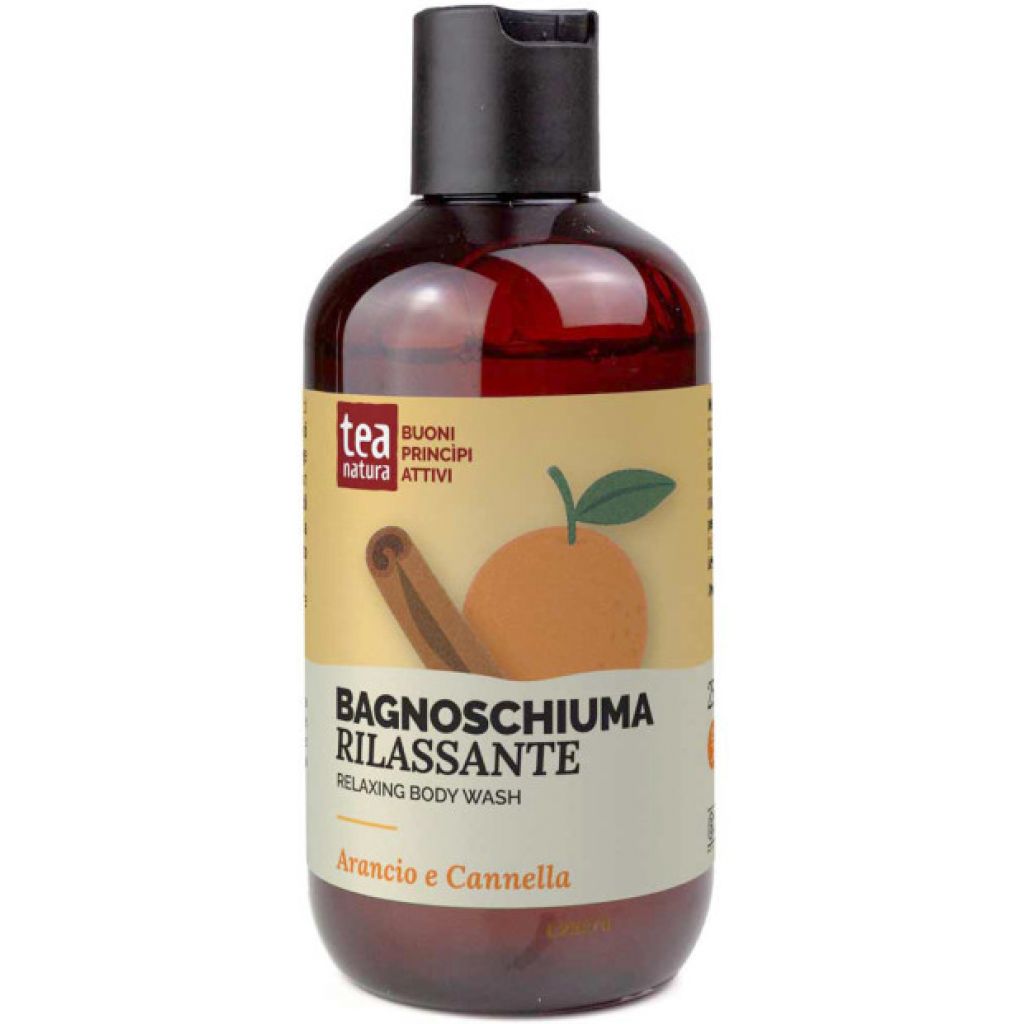 Bagnoschiuma rilassante all'arancio e cannella - 250 ml.