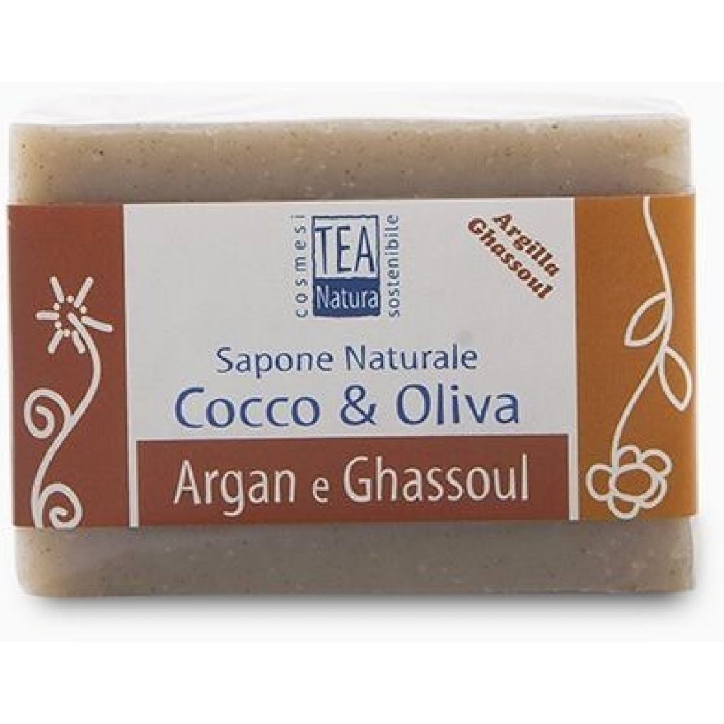 Natural soap Ghassoul clay and argan 100 gr