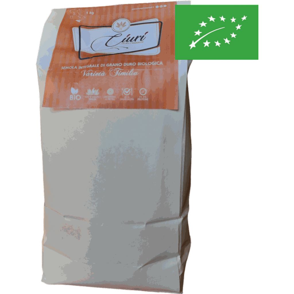 Semola Integrale di grano duro biologico - 1 Kg