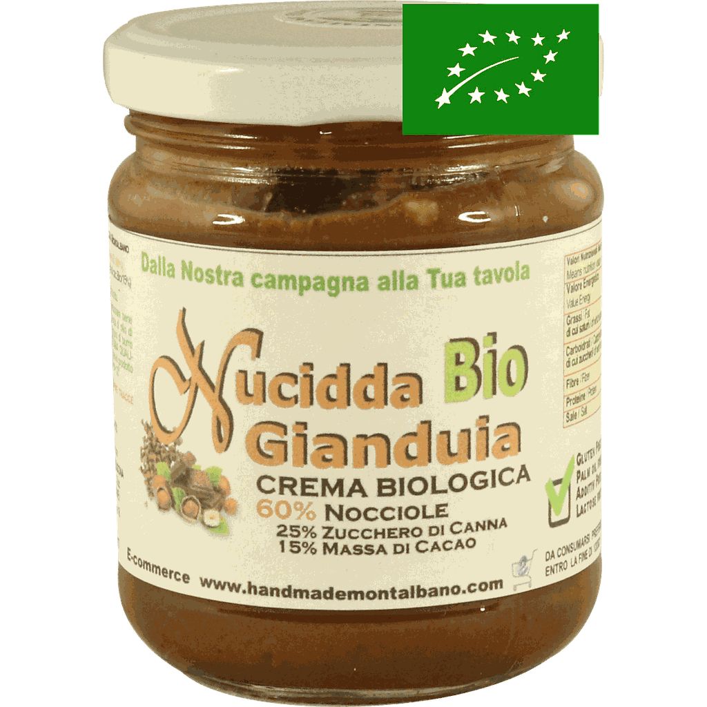 Nucidda Gianduia - Crema di nocciole e massa di cacao - 200 g
