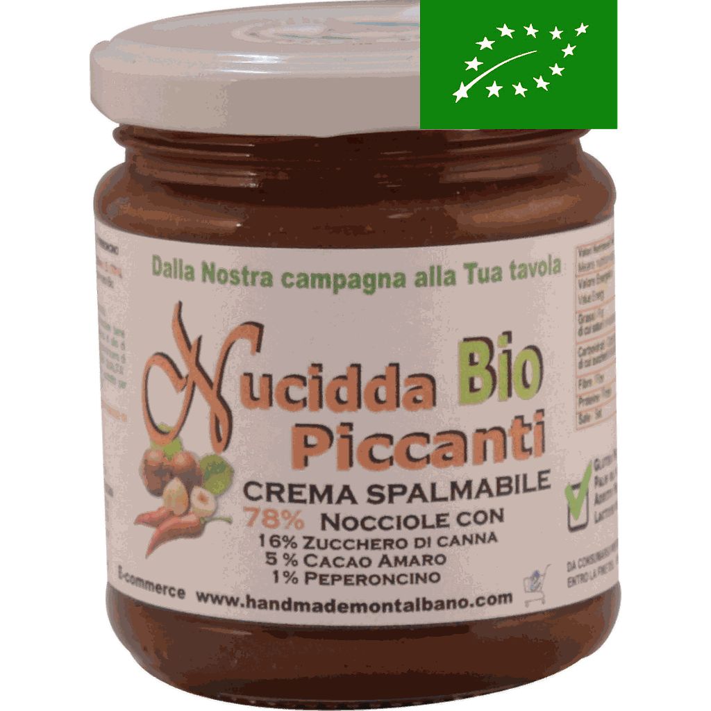 Nucidda Piccanti - Crema di nocciole cacao e peperoncino - 200g