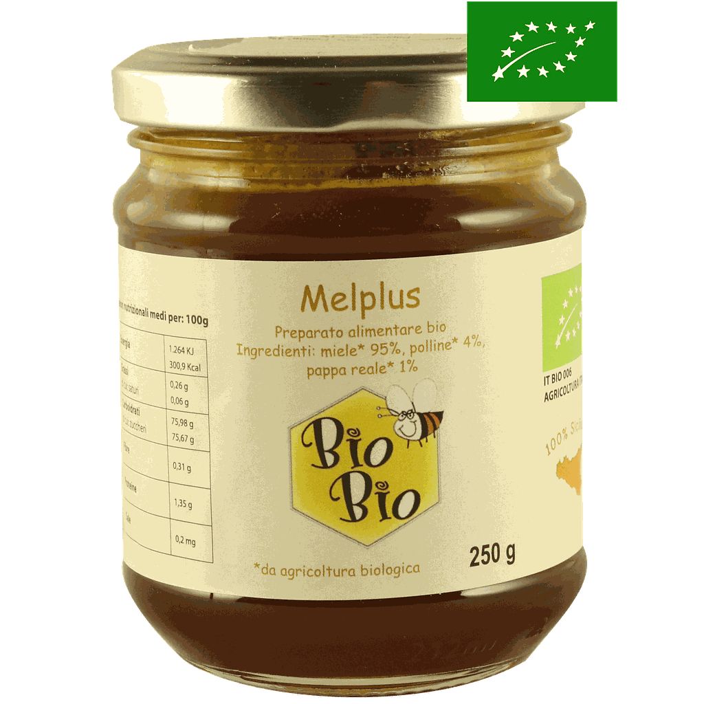 Melplus (miele, polline 4% e pappa reale 1%) - 250 g