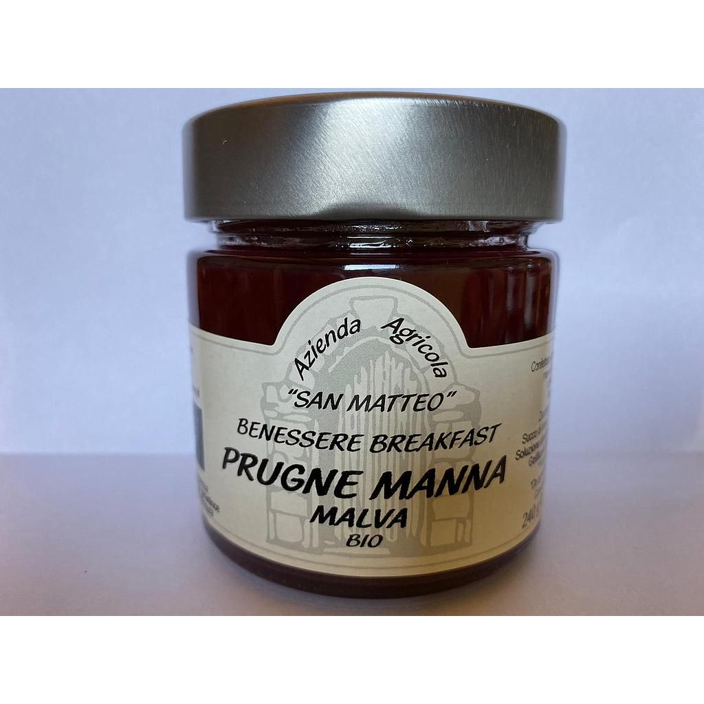 Confettura extra di Prugne Manna Malva - 240 g