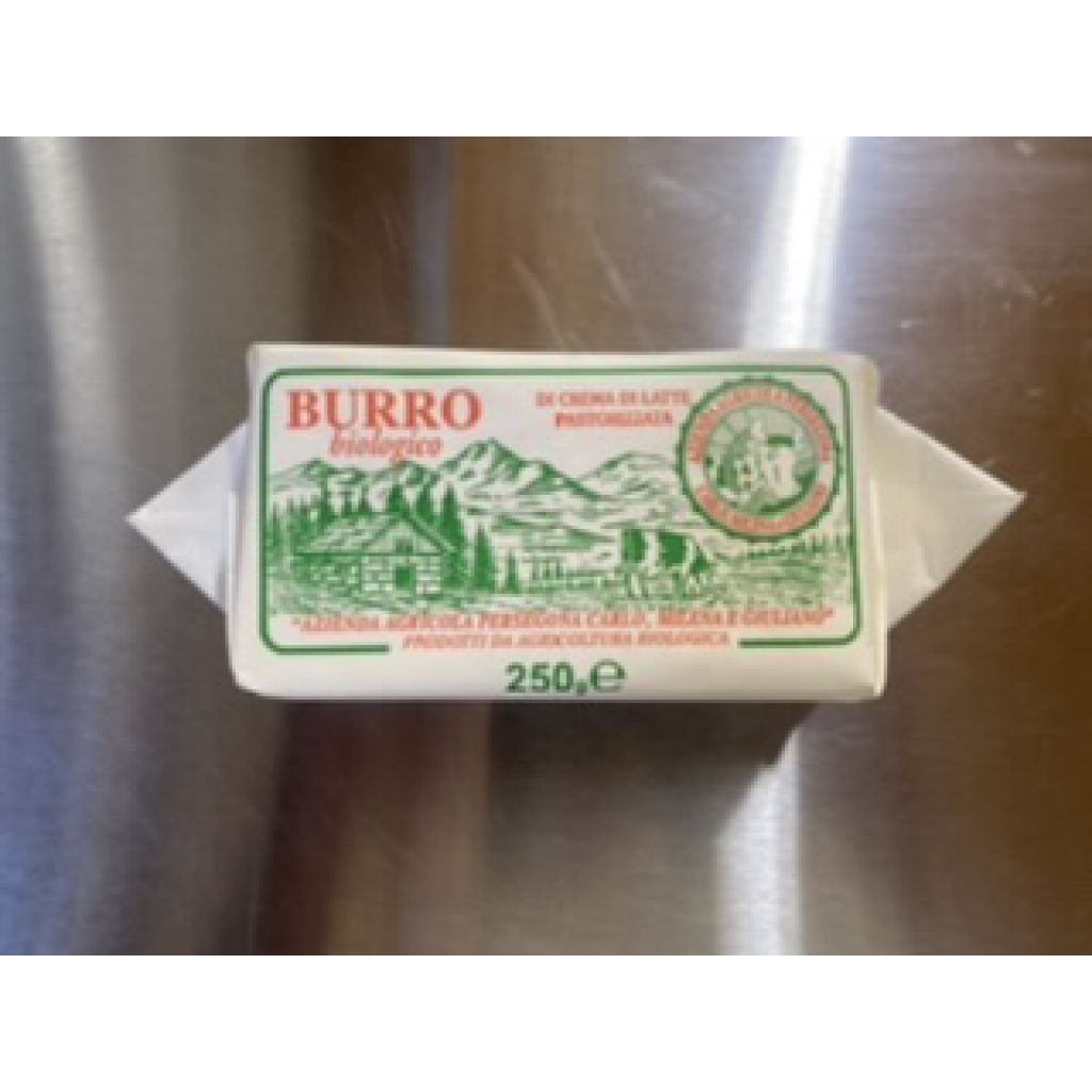 Burro Biologico Panetto - 250 gr