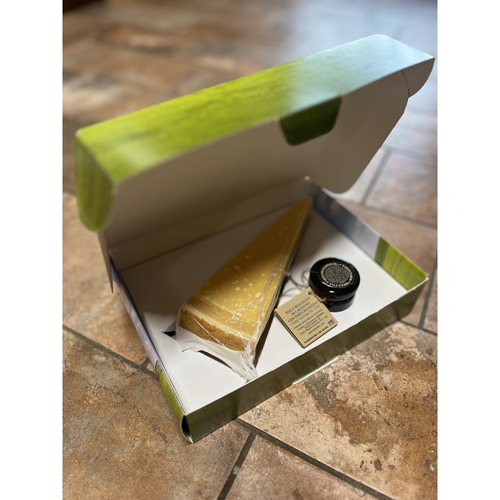 Family box 400gr 80 mesi+ miele bio 50 gr con tartufo nero