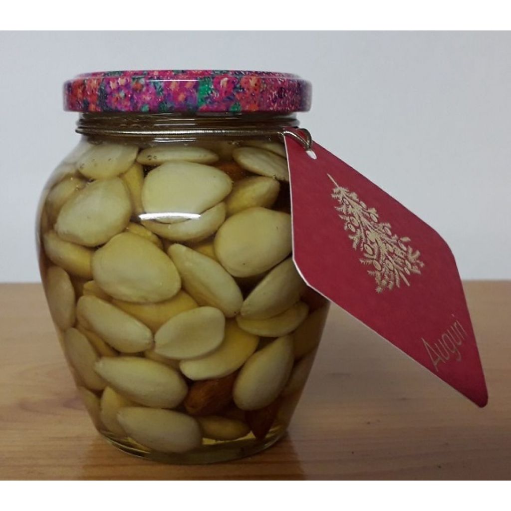 Acacia Honey jar + Almonds