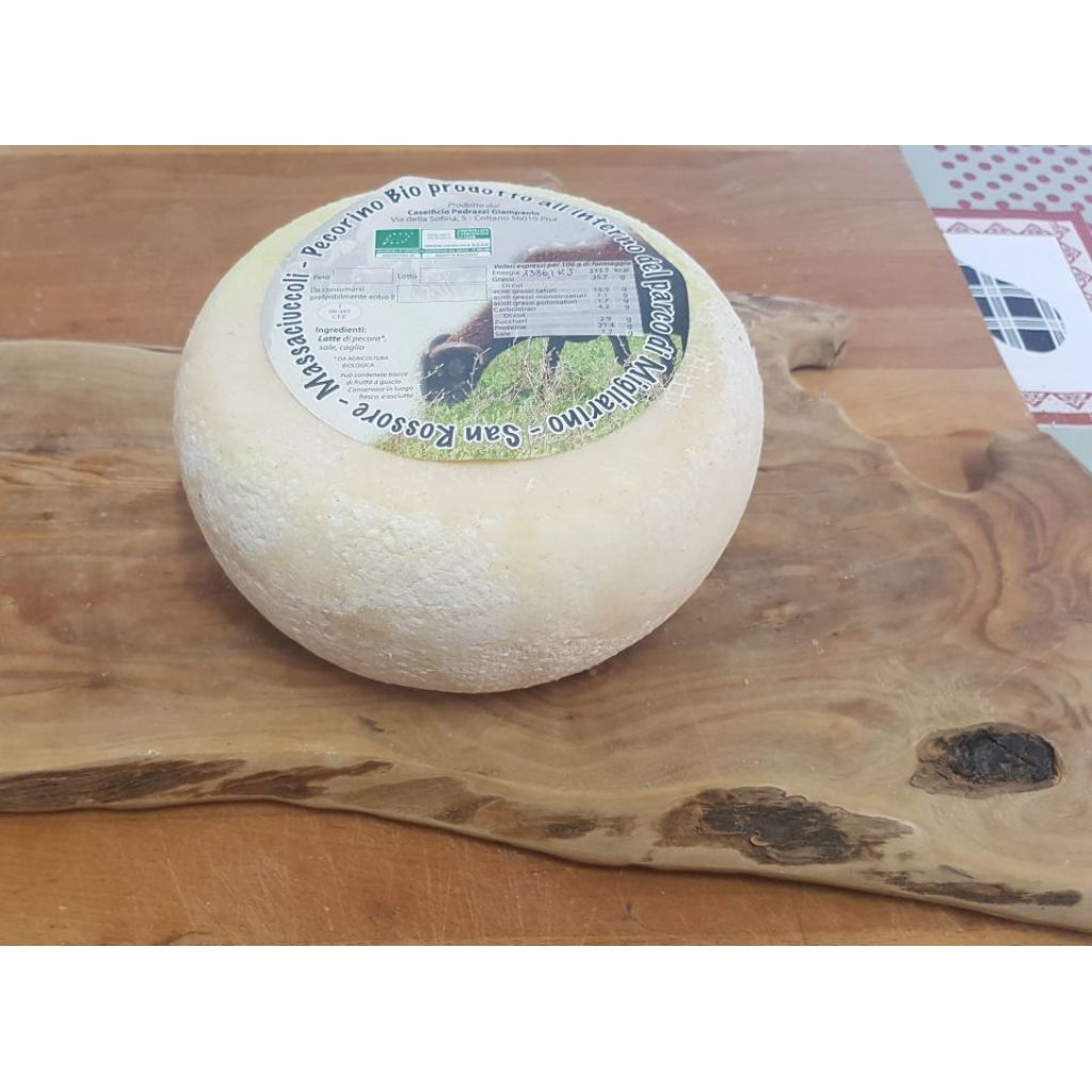 Pecorino cheese with pine nuts